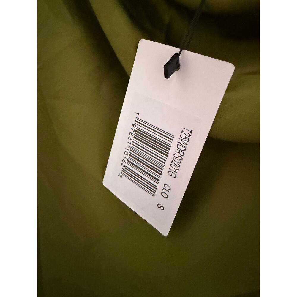 New O.P.T Marice dress satin clover green size S - Picture 4 of 5